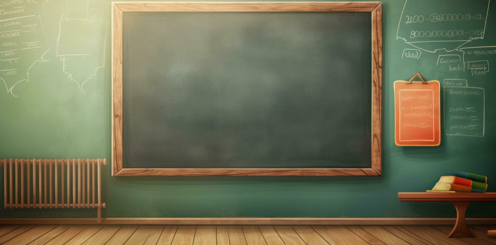 classroom blackboard