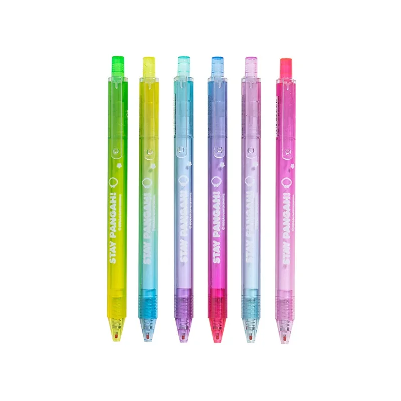 rainbow gel pen