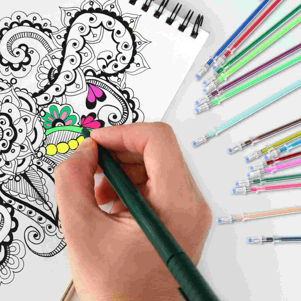 gel pen coloring pages