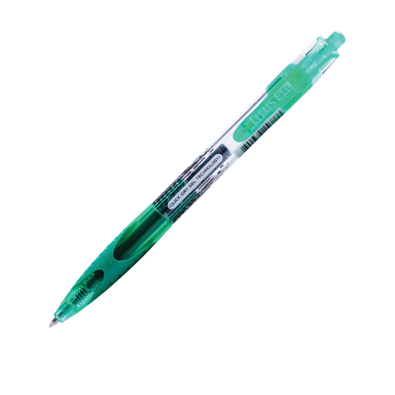 green gel pen