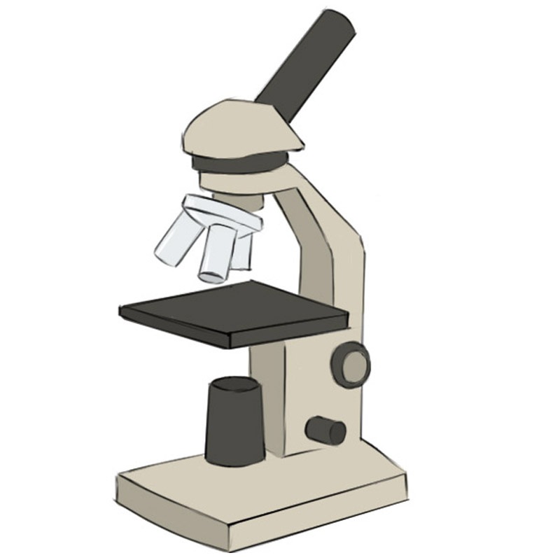 microscope drawing