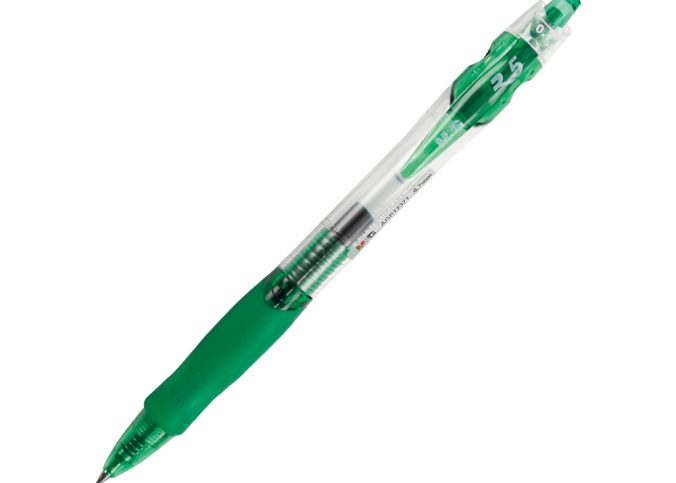 green gel pen