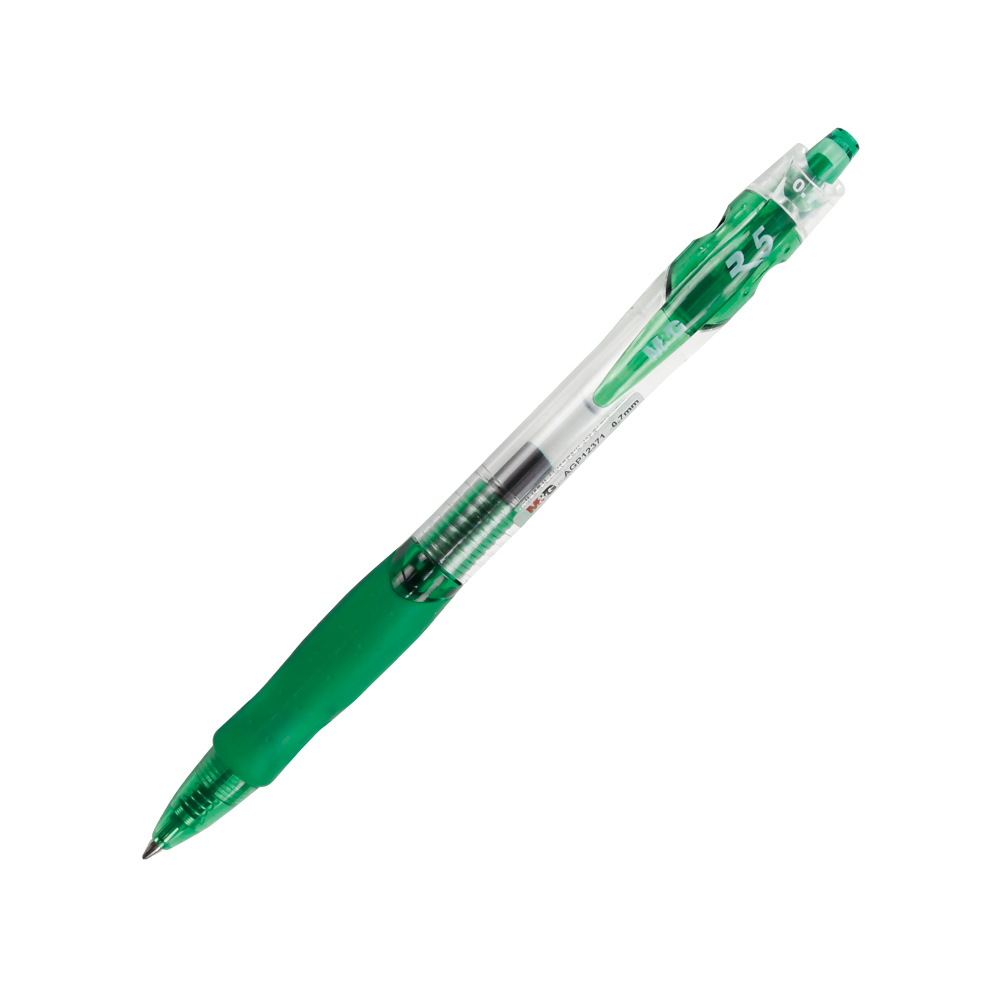 green gel pen