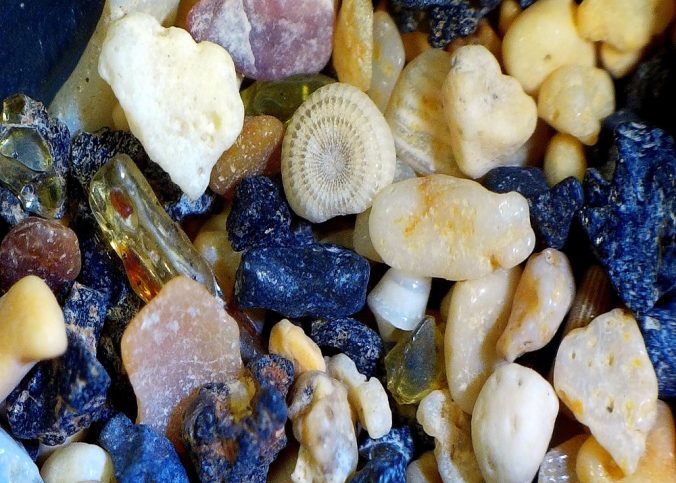 sand under a microscope