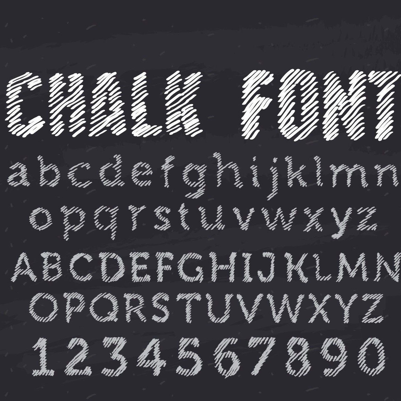 chalk font