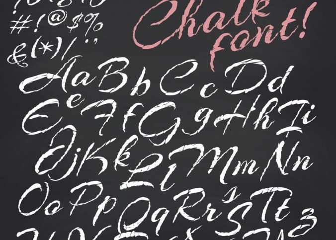 chalk font
