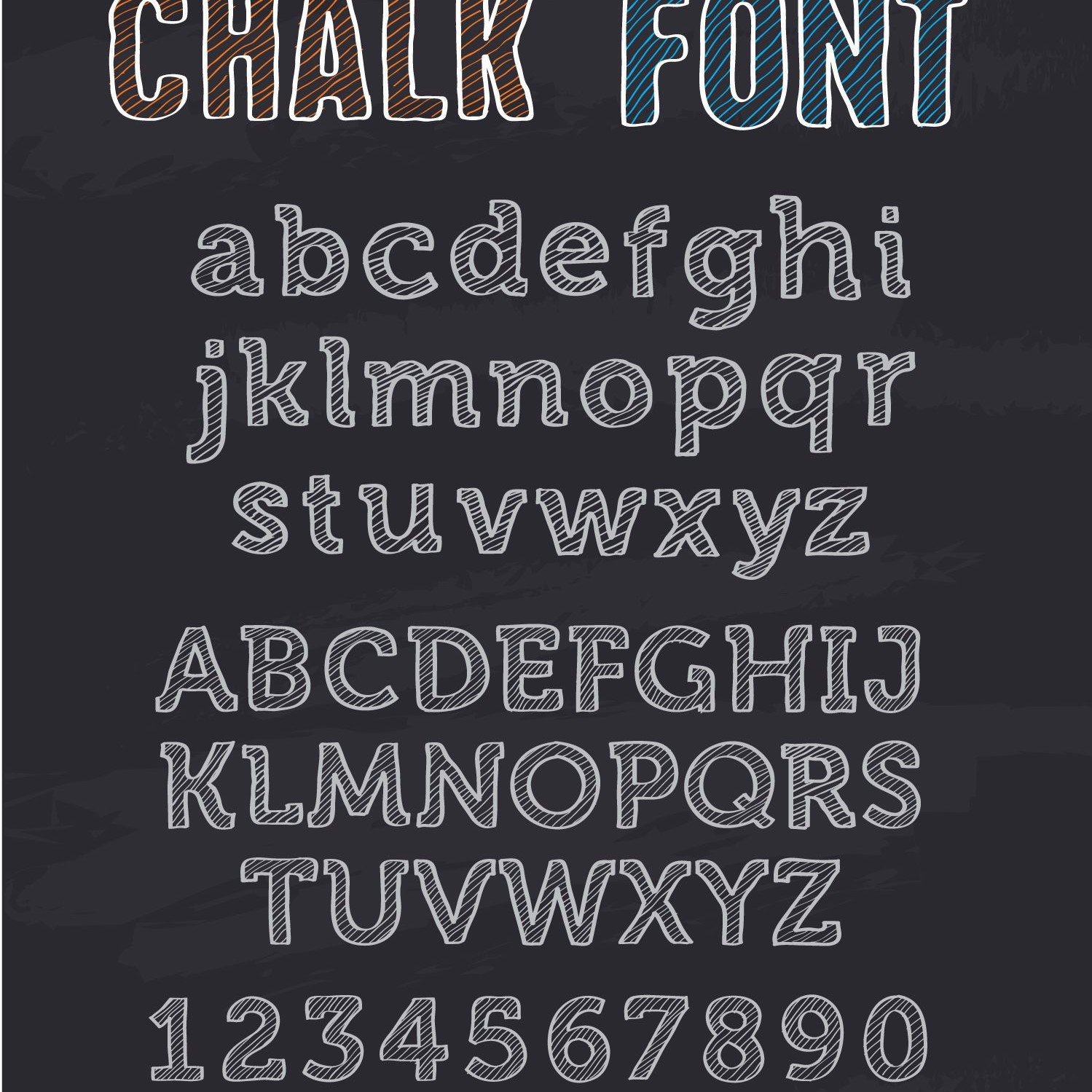 chalk font