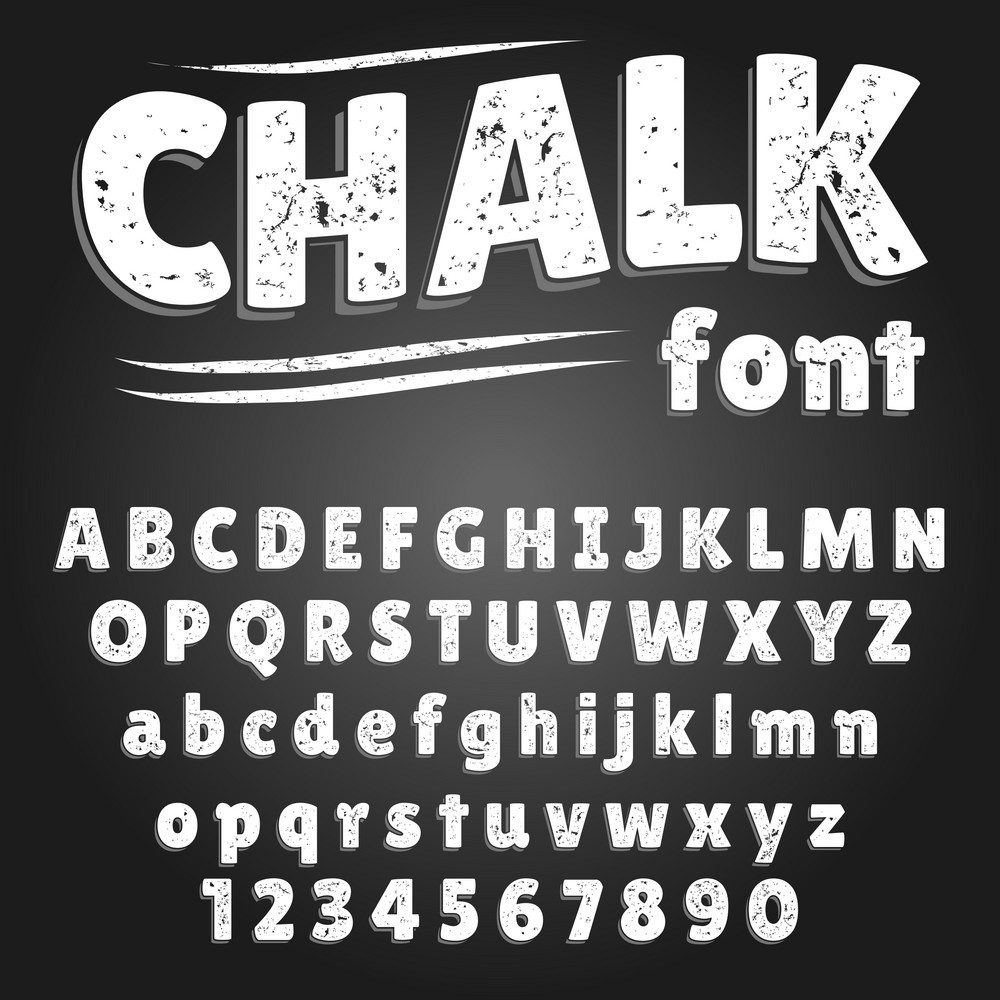 chalk font