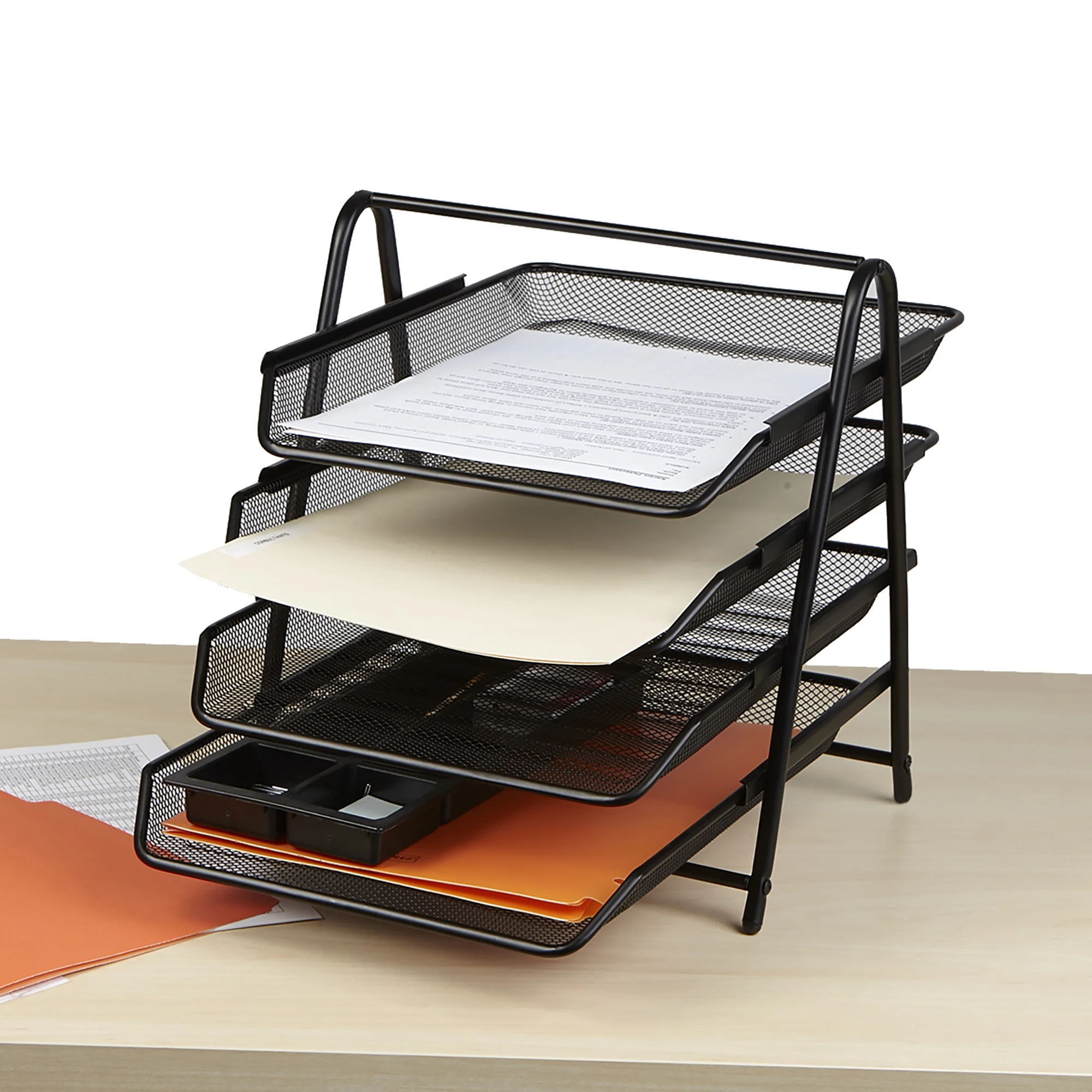desk paper organizer
