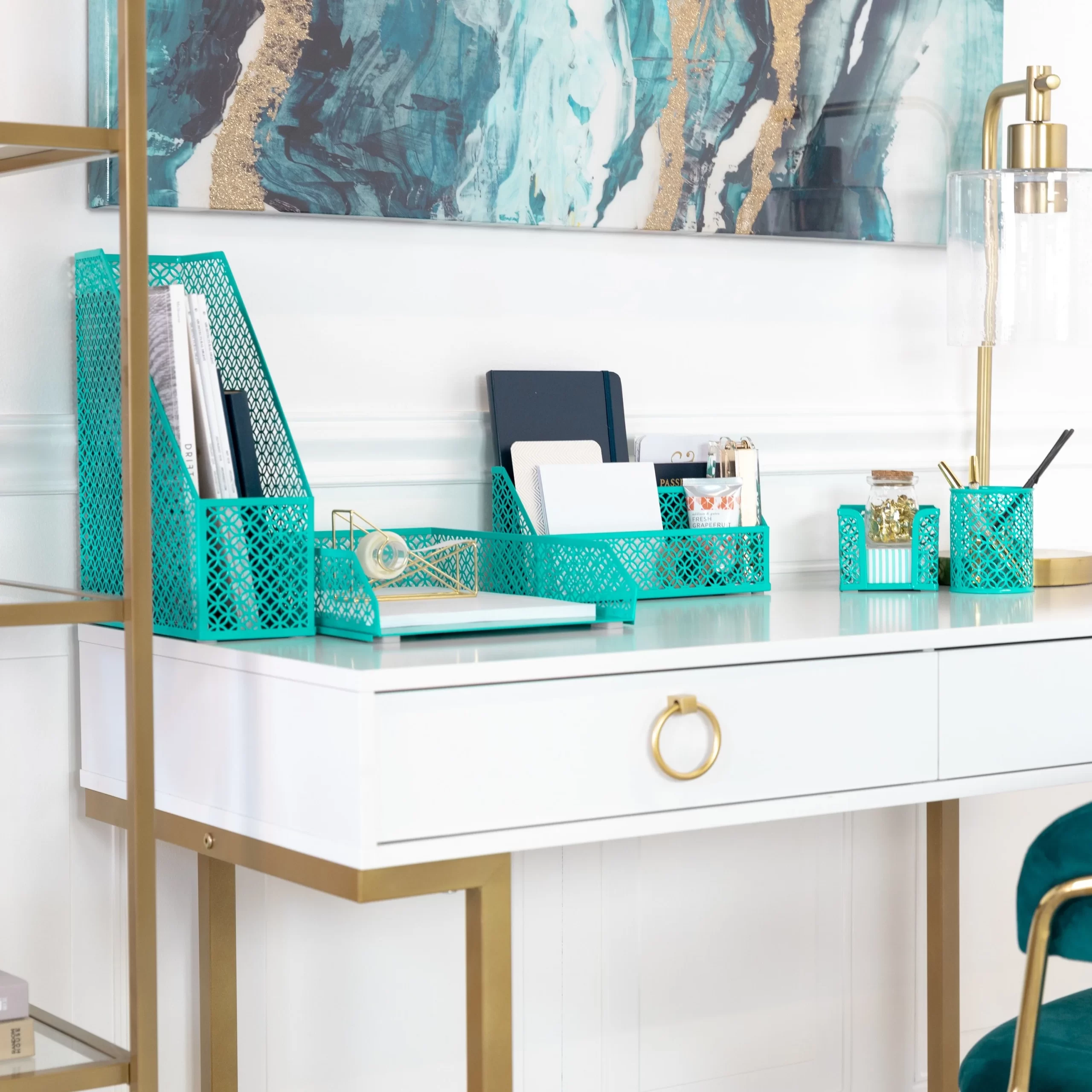 desk organizer set