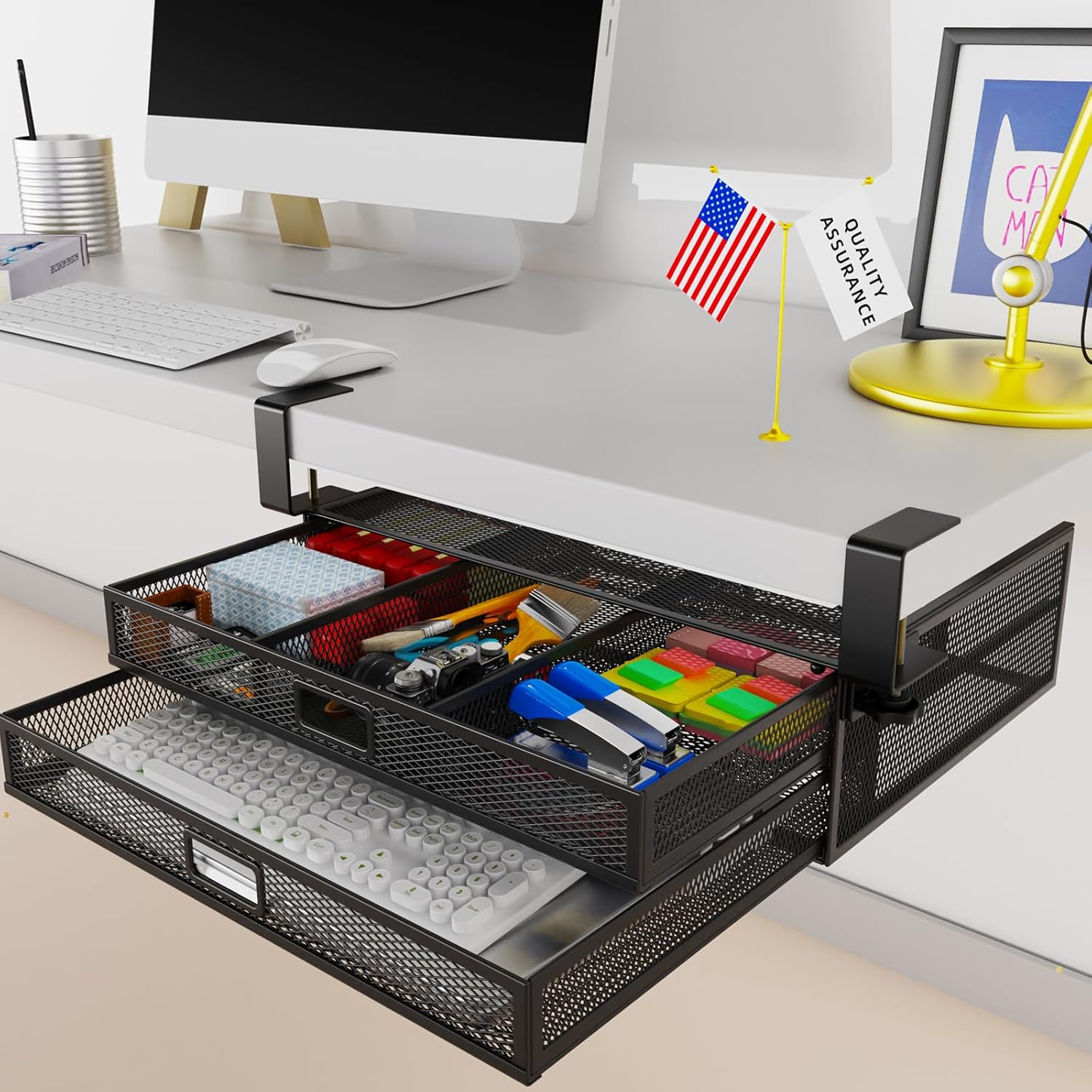 under desk organizer