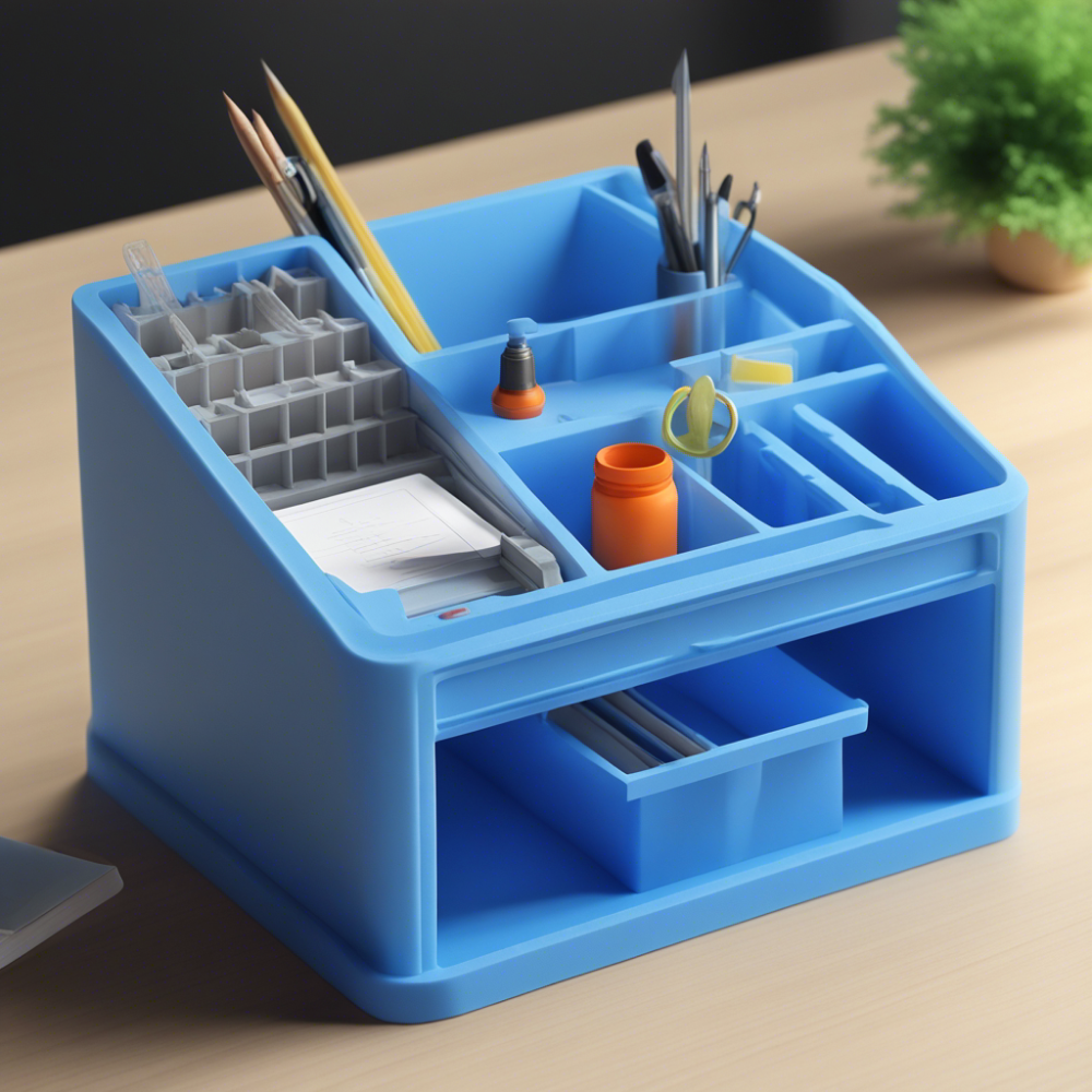 3d printed desk organizer