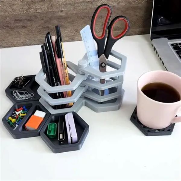 3d printed desk organizer