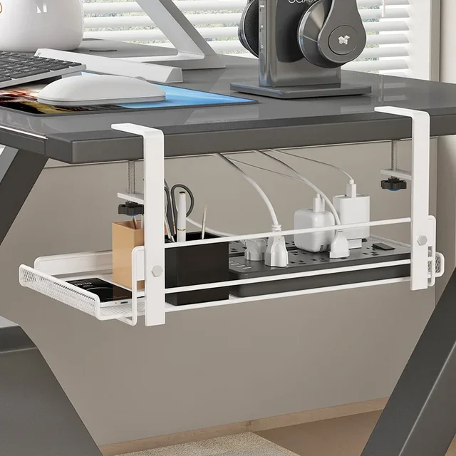under desk cable organizer